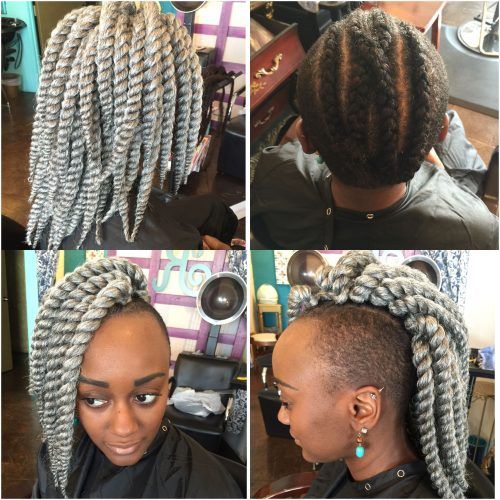 Braids And Twists Fauxhawk Hairstyles (Photo 14 of 20)