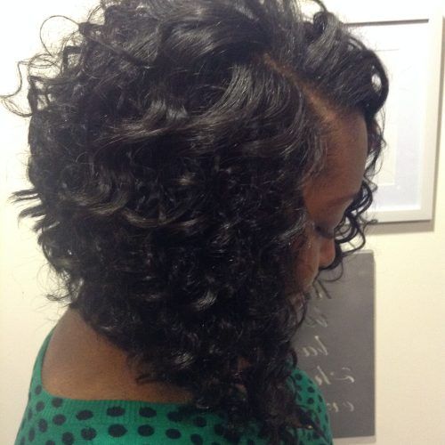 Bouncy Curly Black Bob Hairstyles (Photo 12 of 20)