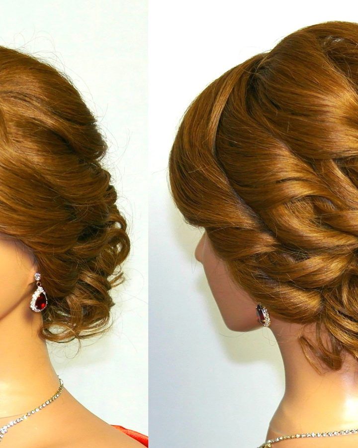 15 Collection of Curly Updo Hairstyles for Medium Hair
