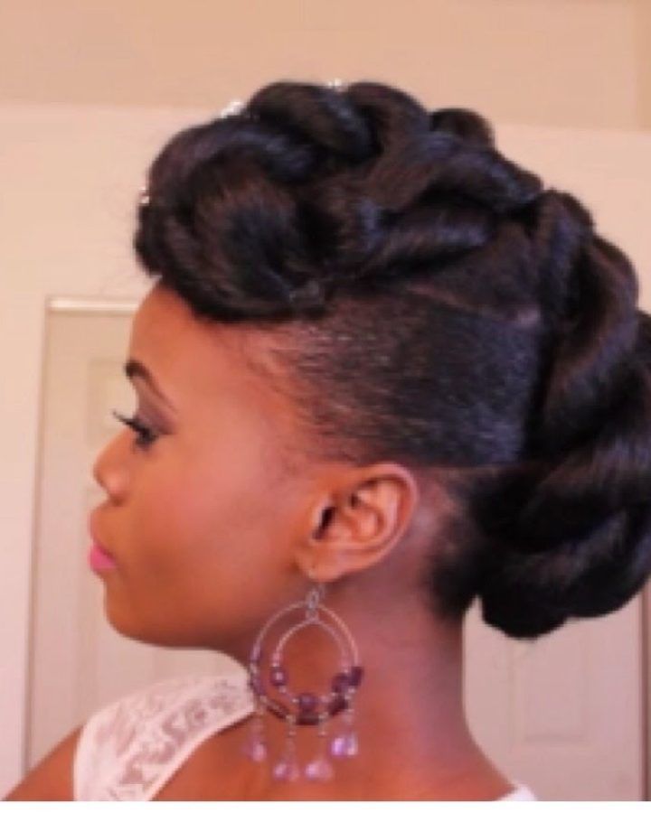 Afro American Updo Hairstyles