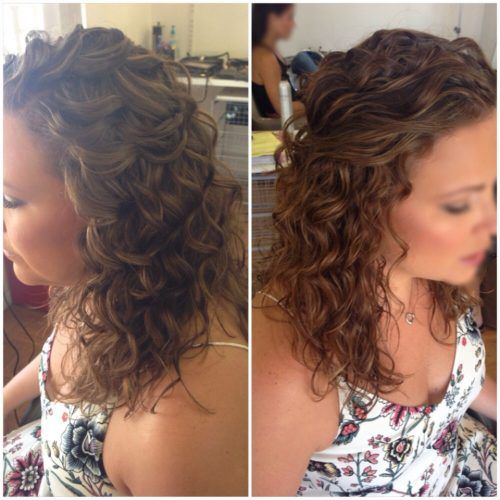 Half Up Curls Hairstyles For Wedding (Photo 19 of 20)