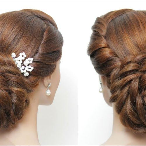 Floral Bun Updo Hairstyles (Photo 1 of 20)