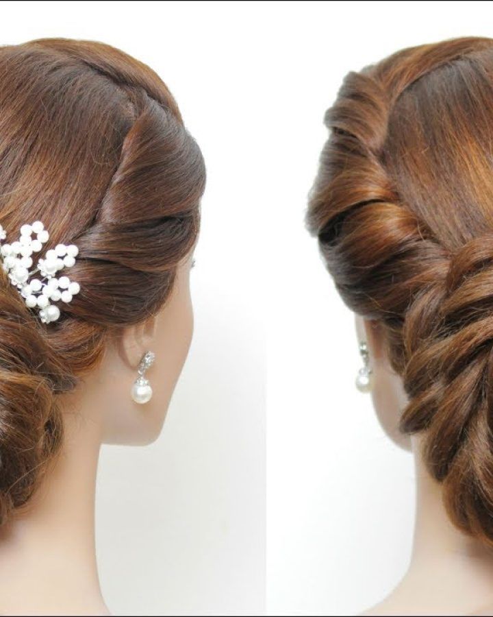 20 Collection of Floral Bun Updo Hairstyles