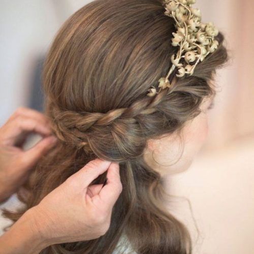 Wedding Hairstyles For Medium Length Hair With Fringe (Photo 8 of 15)