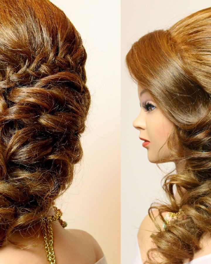 15 Best Collection of Plaits and Curls Wedding Hairstyles