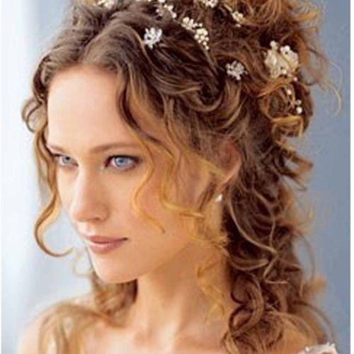 Bridal Updos For Curly Hair (Photo 3 of 15)