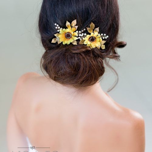 Wedding Hairstyles With Sunflowers (Photo 10 of 15)