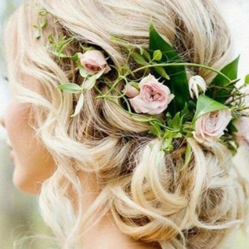 Bridal Flower Hairstyle (Photo 2 of 15)