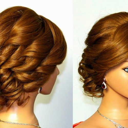 Long Curly Hair Updo Hairstyles (Photo 14 of 15)
