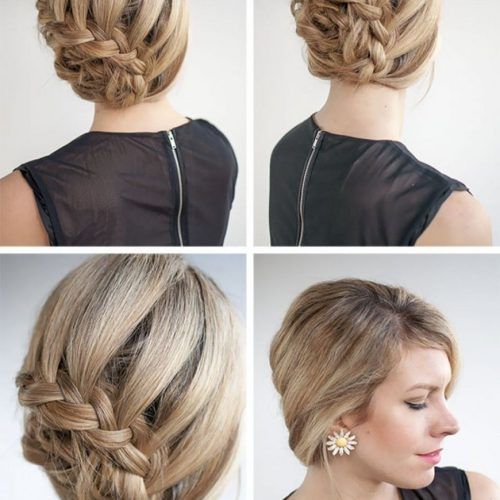 Braided Updo Hairstyles For Short Hair (Photo 14 of 15)