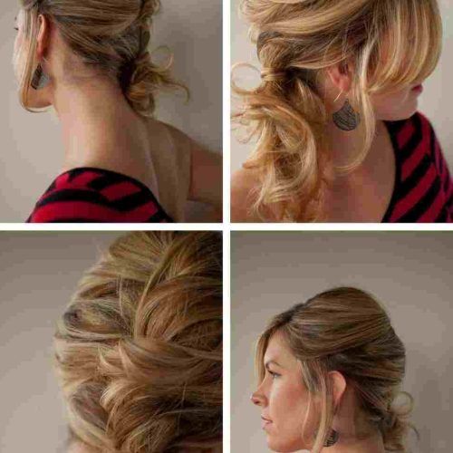 Updo Pony Hairstyles With Side Braids (Photo 10 of 20)