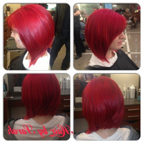 Bright Red Bob Hairstyles (Photo 2 of 20)