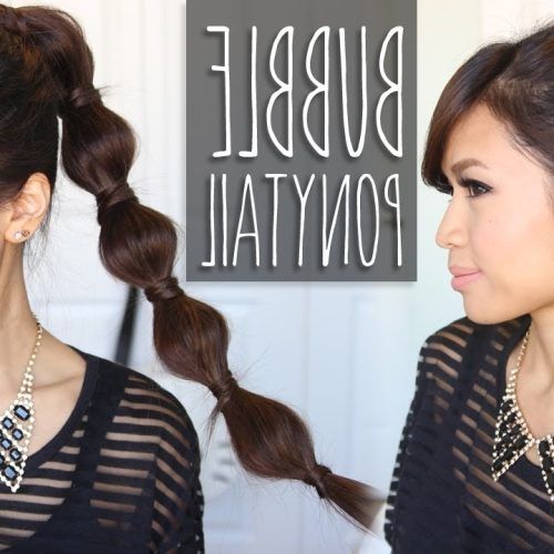High Bubble Ponytail Hairstyles (Photo 1 of 20)