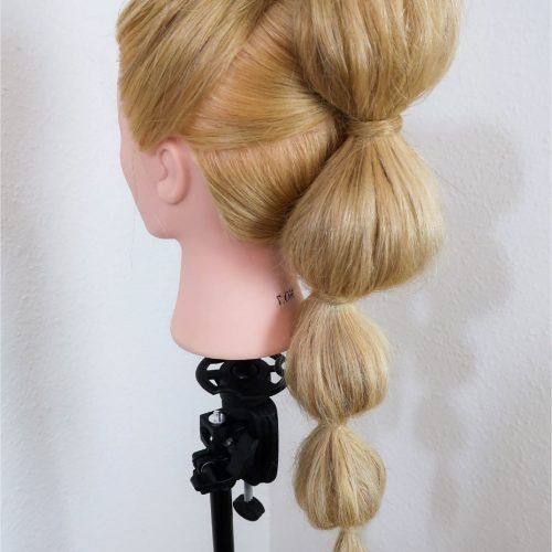 Braided Bubble Ponytail Hairstyles (Photo 2 of 20)