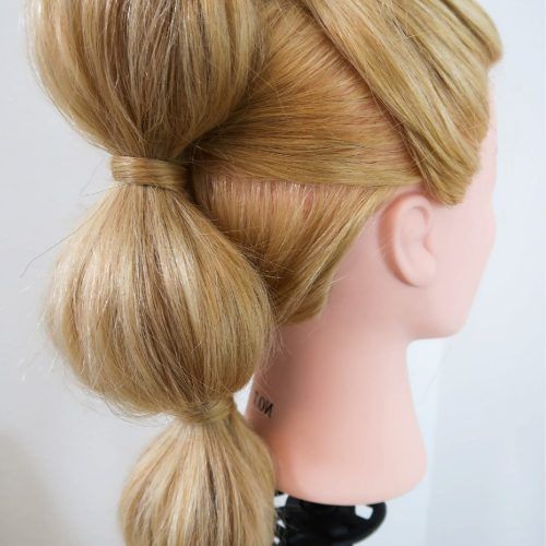 Bubble Braid Updo Hairstyles (Photo 12 of 20)