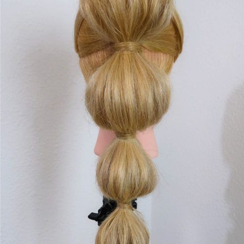 Braided Bubble Ponytail Hairstyles (Photo 10 of 20)