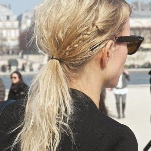 Messy Low Ponytail Hairstyles (Photo 7 of 20)