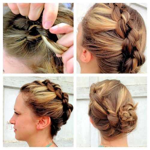 Updo Hairstyles With Short Hair (Photo 9 of 15)