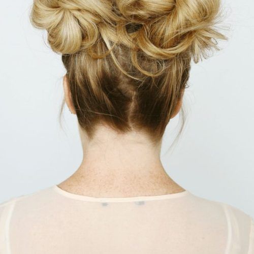 Bun Updo With Accessories For Thick Hair (Photo 15 of 15)