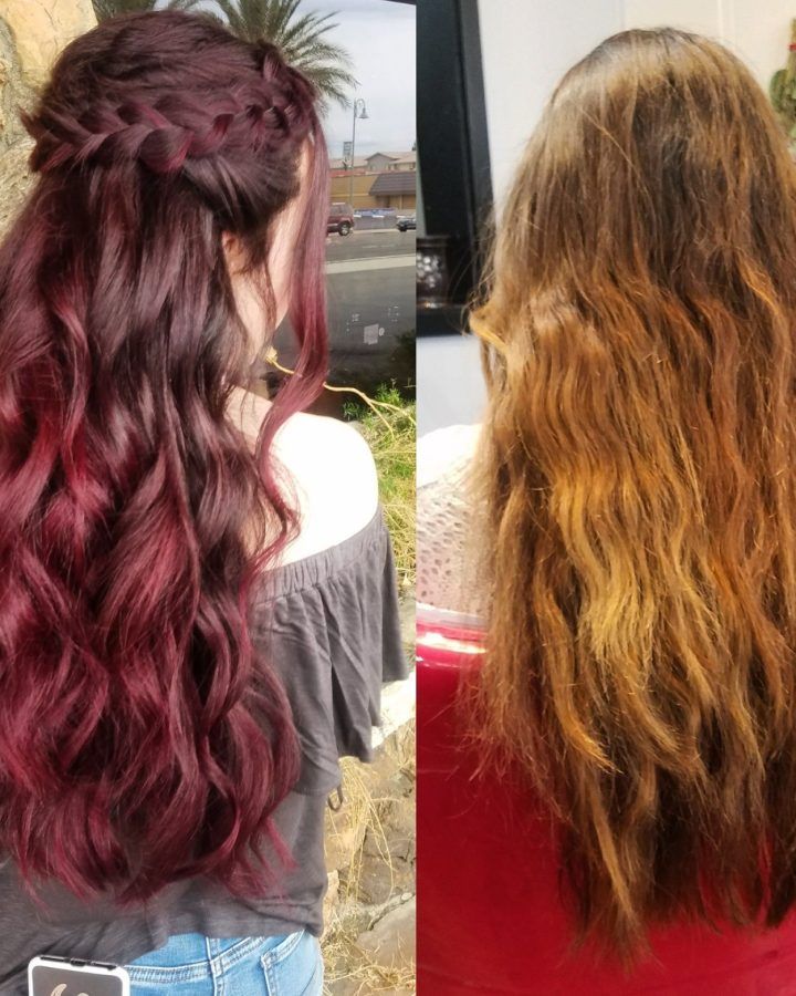20 Collection of Burgundy Balayage on Dark Hairstyles