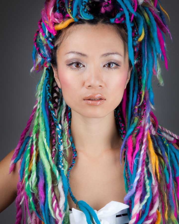 20 Photos Colorful Yarn Braid Hairstyles