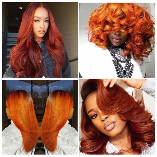 Burnt Orange Bob Hairstyles With Highlights (Photo 1 of 20)