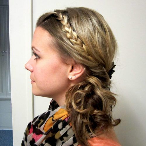 Braided Headband And Twisted Side Pony Hairstyles (Photo 15 of 20)