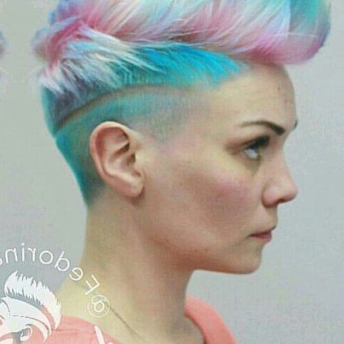 Pink Pixie Princess Faux Hawk Hairstyles (Photo 15 of 20)