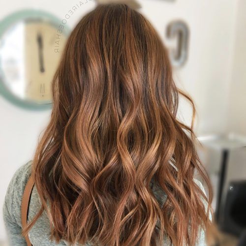 Warm-Toned Brown Hairstyles With Caramel Balayage (Photo 1 of 20)