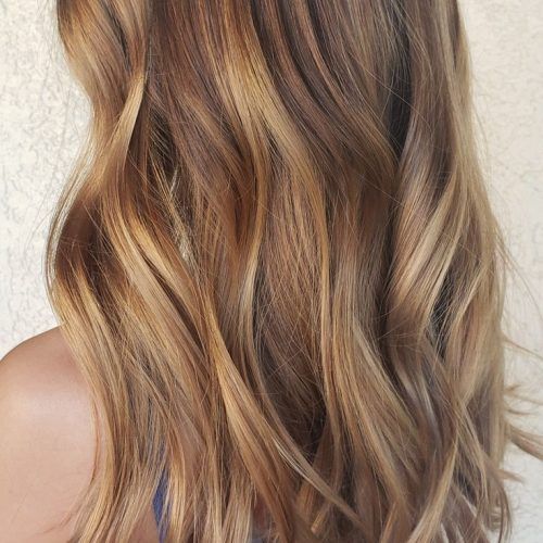 Beachy Waves Hairstyles With Balayage Ombre (Photo 9 of 20)