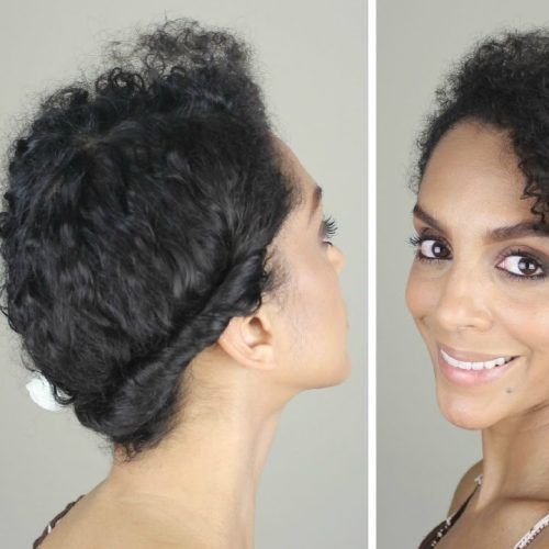 Casual Updos For Naturally Curly Hair (Photo 4 of 15)