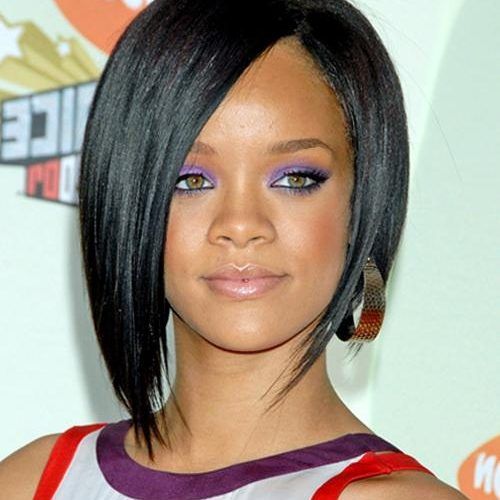 Rihanna Bob Hairstyles (Photo 11 of 15)