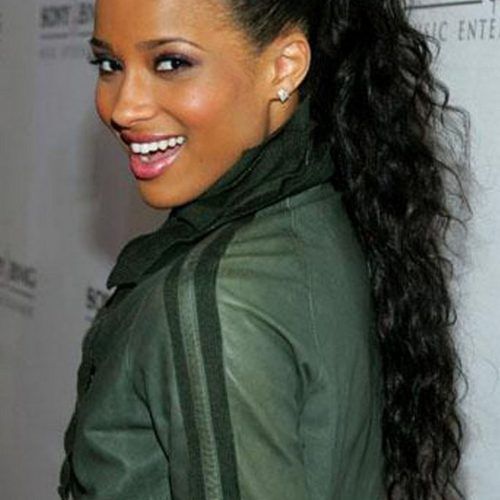 High Black Pony Hairstyles For Relaxed Hair (Photo 10 of 20)