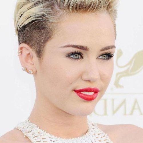Miley Cyrus Pixie Haircuts (Photo 14 of 20)