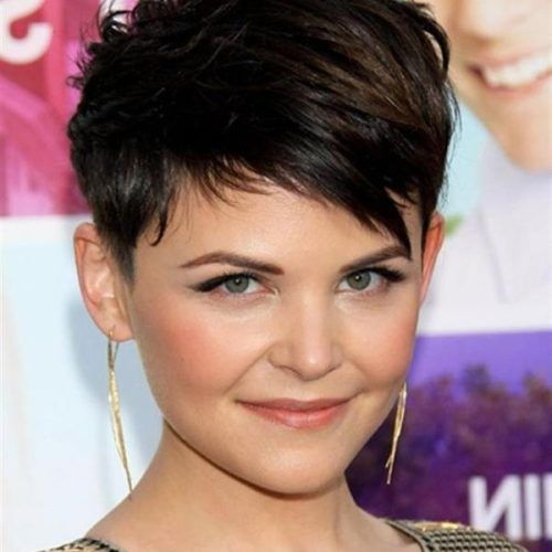 Short Short Haircuts For Round Faces (Photo 17 of 20)