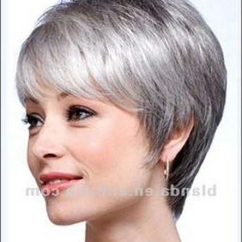 Short Hairstyles For Grey Haired Woman (Photo 18 of 20)