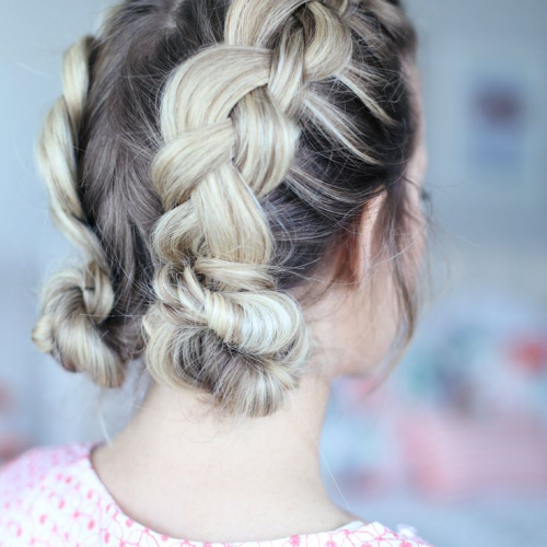 Braids And Buns Hairstyles (Photo 17 of 20)