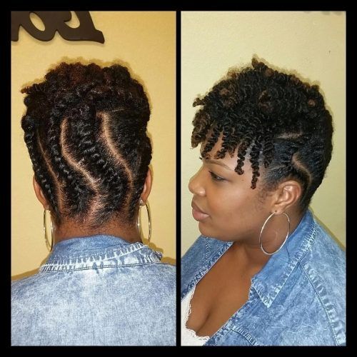 Updo Twist Out Hairstyles (Photo 10 of 15)