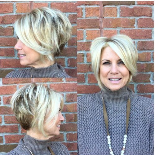 Chic Blonde Pixie Bob Hairstyles For Women Over 50 (Photo 1 of 20)