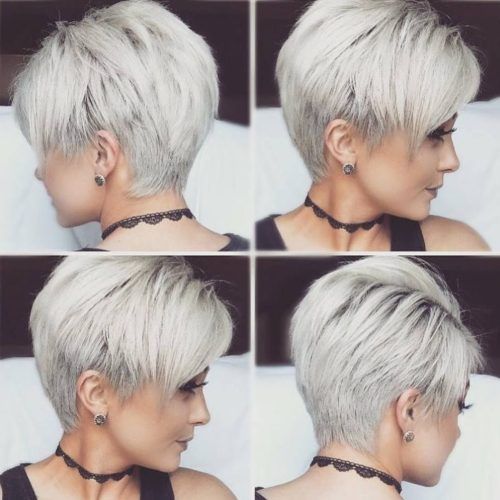 Gray Pixie Hairstyles For Thick Hair (Photo 1 of 20)