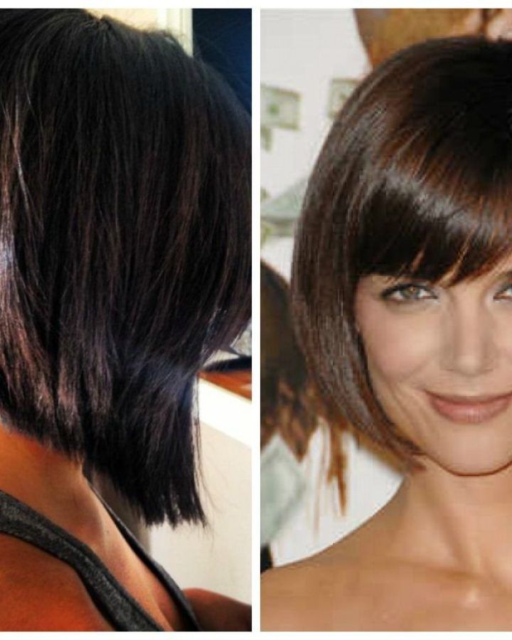 2024 Popular Round Bob Hairstyles with Front Bang