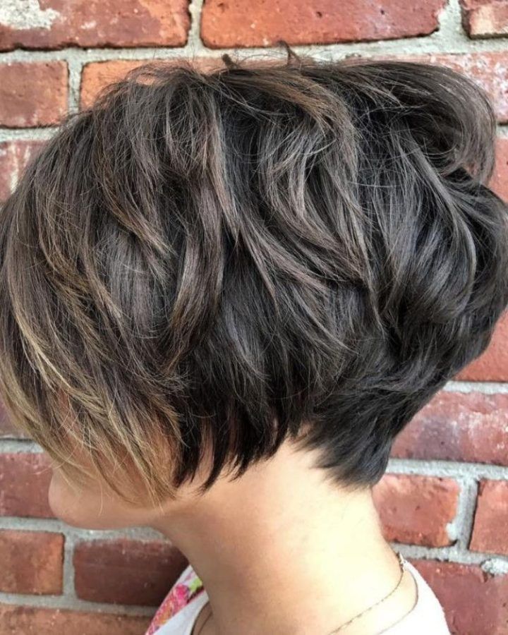 2024 Popular Piece-y Pixie Haircuts with Subtle Balayage