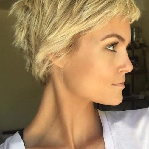 Choppy Pixie Haircuts With Blonde Highlights (Photo 12 of 20)
