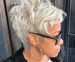 15 Best Collection of African-american Messy Ashy Pixie Haircuts