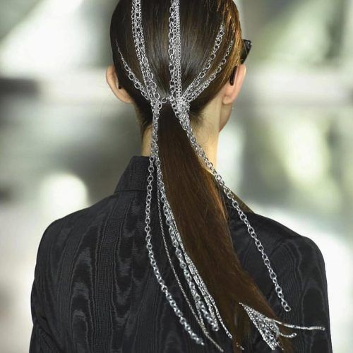 Chain Ponytail Hairstyles (Photo 3 of 20)