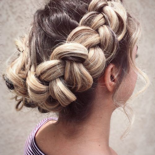Chunky French Braid Chignon Hairstyles (Photo 18 of 20)