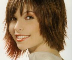 15 Best Collection of Short to Medium Hairstyles with Bangs