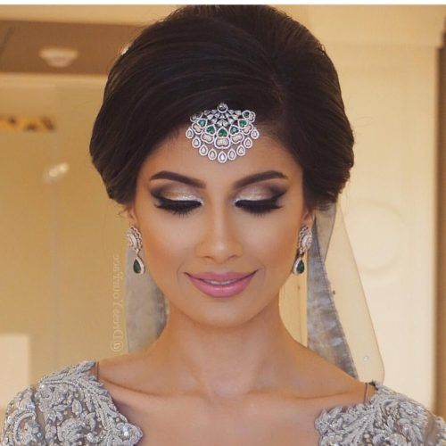 Indian Wedding Updo Hairstyles (Photo 1 of 15)