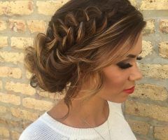 2024 Latest Braided Bun Hairstyles with Puffy Crown