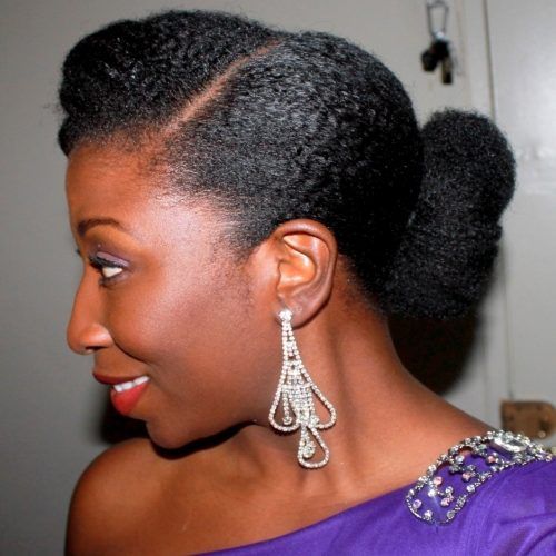 Updos Hairstyles For Natural Black Hair (Photo 13 of 15)